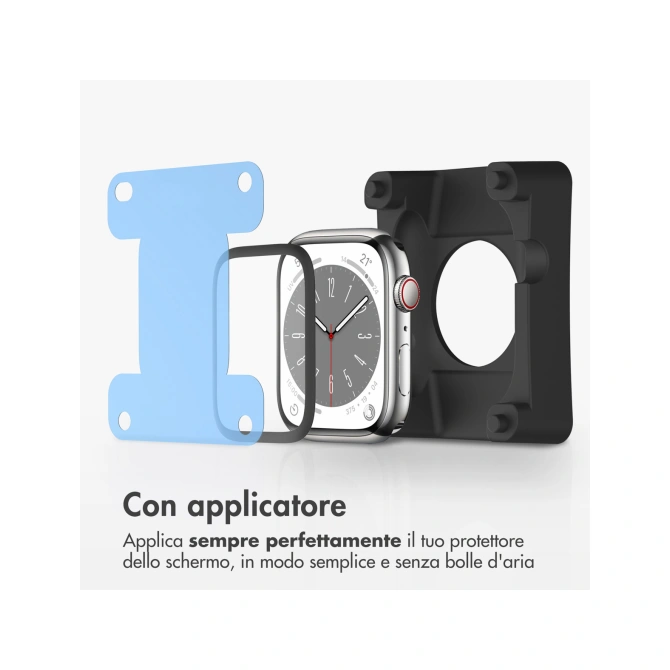 Accezz Screenprotector met applicator Apple Watch Series 4-6 / SE - 44 mm