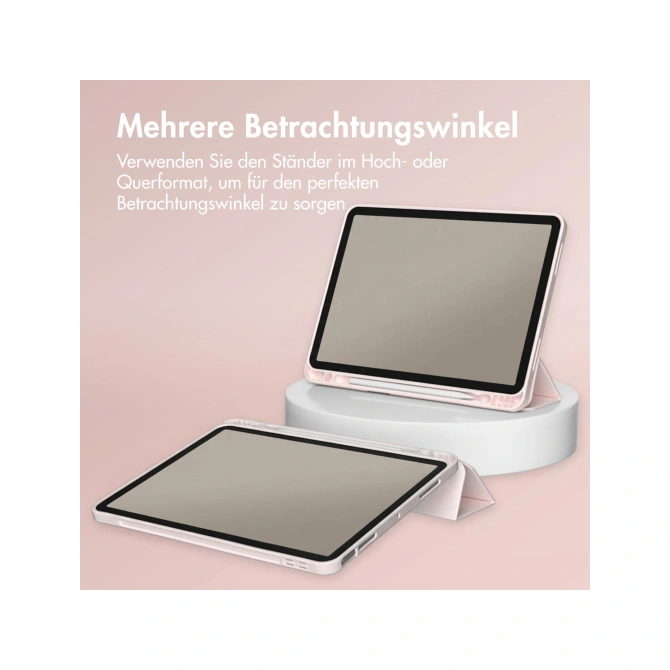 Accezz Smart Silicone Bookcase Apple iPad 11 (2025) 11 inch A16 / iPad 10 (2022) 10.9 inch - Roze