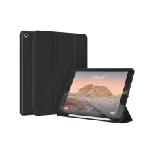 Accezz Smart Silicone Bookcase Apple iPad 9 (2021) 10.2 inch / iPad 8 (2020) 10.2 inch / iPad 7 (2019) 10.2 inch - Zwart
