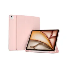 Accezz Smart Silicone Bookcase Apple iPad Air 13 inch (2026) M4 / (2025) M3 / (2024) M2 - Roze