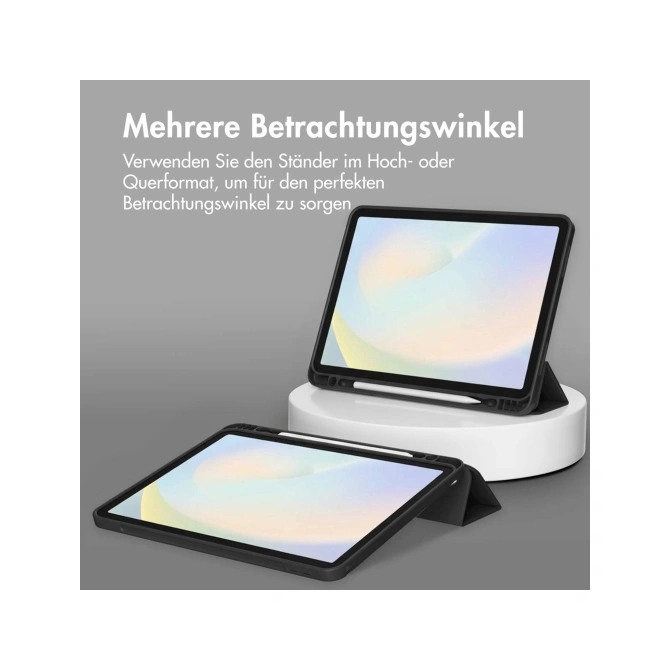 Accezz Smart Silicone Bookcase Apple iPad Air 13 inch (2026) M4 / (2025) M3 / (2024) M2 - Zwart