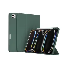Accezz Smart Silicone Bookcase Apple iPad Pro 13 (2025) M5 / (2024) M4 - Donkergroen