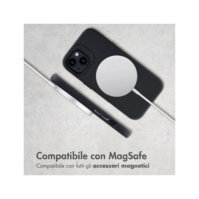 Accezz Tough Backcover met MagSafe Apple iPhone 14 - Zwart