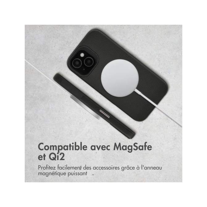 Accezz Tough Backcover met MagSafe Apple iPhone 15 - Zwart