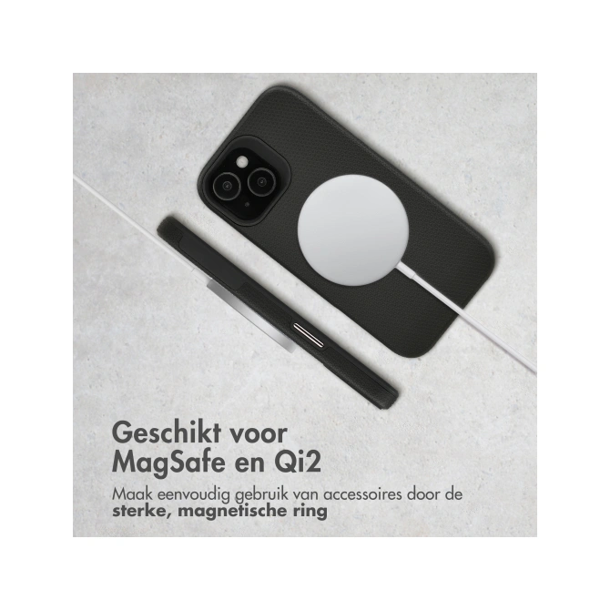 Accezz Tough Backcover met MagSafe Apple iPhone 15 - Zwart