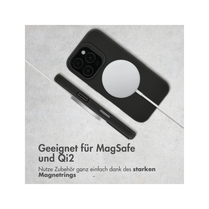 Accezz Tough Backcover met MagSafe Apple iPhone 16 Pro - Zwart