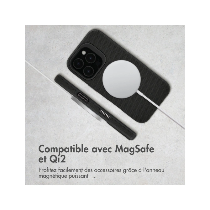 Accezz Tough Backcover met MagSafe Apple iPhone 16 Pro - Zwart