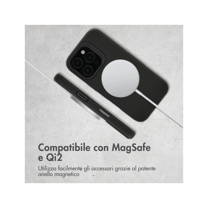 Accezz Tough Backcover met MagSafe Apple iPhone 16 Pro - Zwart
