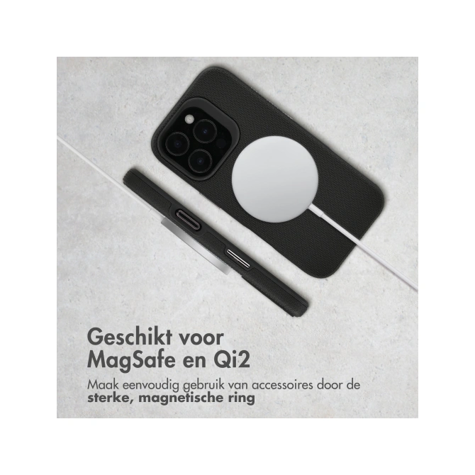 Accezz Tough Backcover met MagSafe Apple iPhone 16 Pro - Zwart