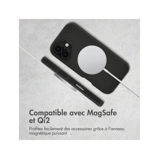 Accezz Tough Backcover met MagSafe Apple iPhone 16 - Zwart