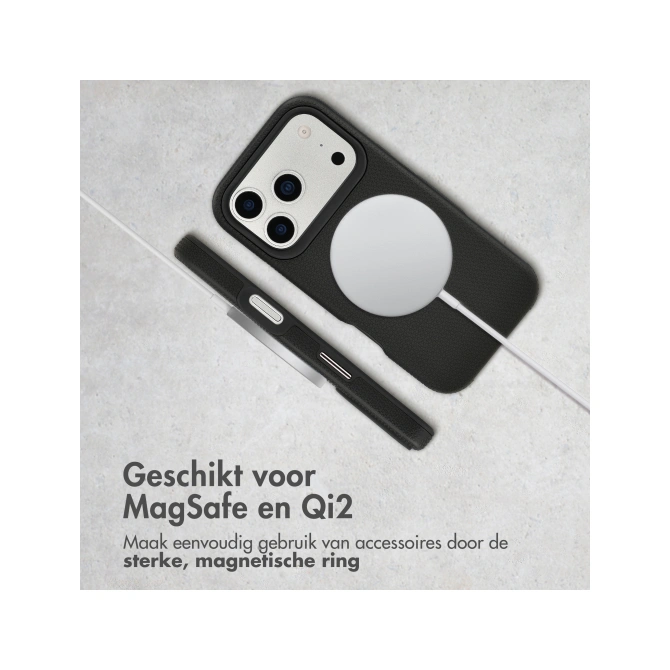 Accezz Tough Backcover met MagSafe Apple iPhone 17 Pro Max - Zwart