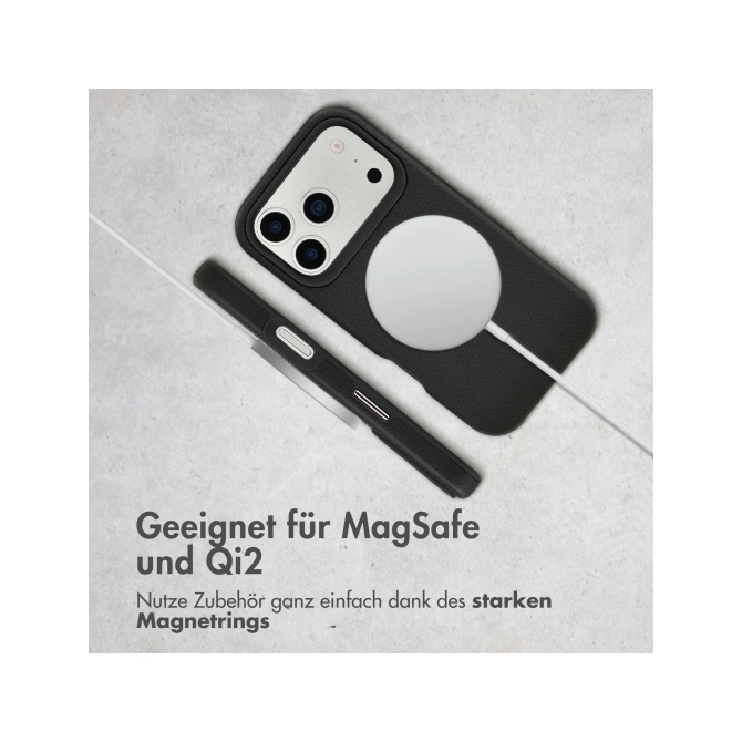 Accezz Tough Backcover met MagSafe Apple iPhone 17 Pro Max - Zwart