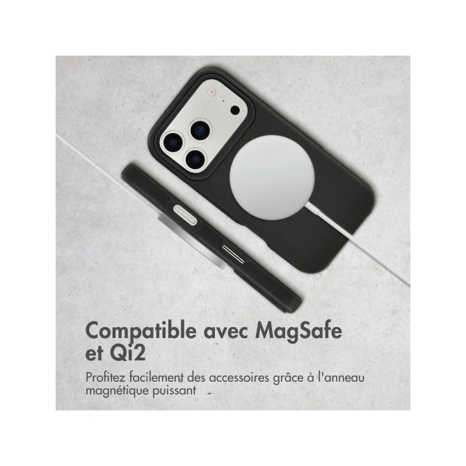 Accezz Tough Backcover met MagSafe Apple iPhone 17 Pro - Zwart