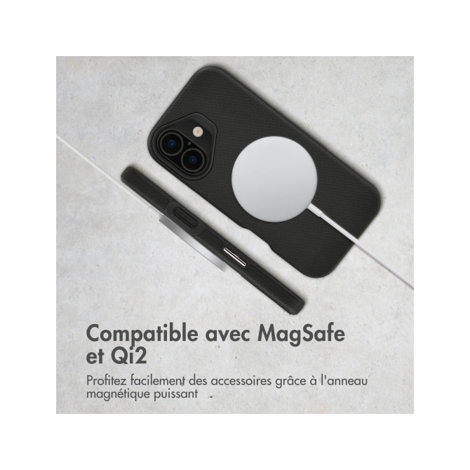 Accezz Tough Backcover met MagSafe Apple iPhone 17 - Zwart