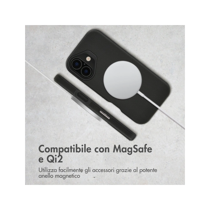 Accezz Tough Backcover met MagSafe Apple iPhone 17 - Zwart