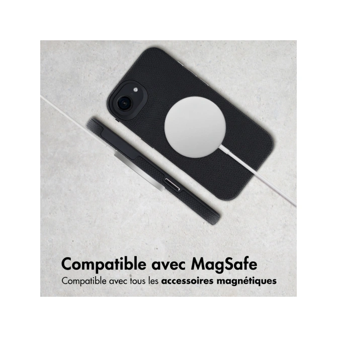 Accezz Tough Backcover met MagSafe Apple iPhone 17e / 16e - Zwart