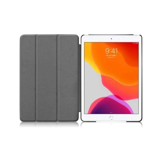 Accezz Trifold Bookcase Apple iPad 9 (2021) 10.2 inch / iPad 8 (2020) 10.2 inch / iPad 7 (2019) 10.2 inch - Zwart