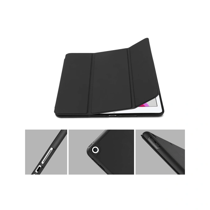 Accezz Trifold Bookcase Apple iPad 9 (2021) 10.2 inch / iPad 8 (2020) 10.2 inch / iPad 7 (2019) 10.2 inch - Zwart