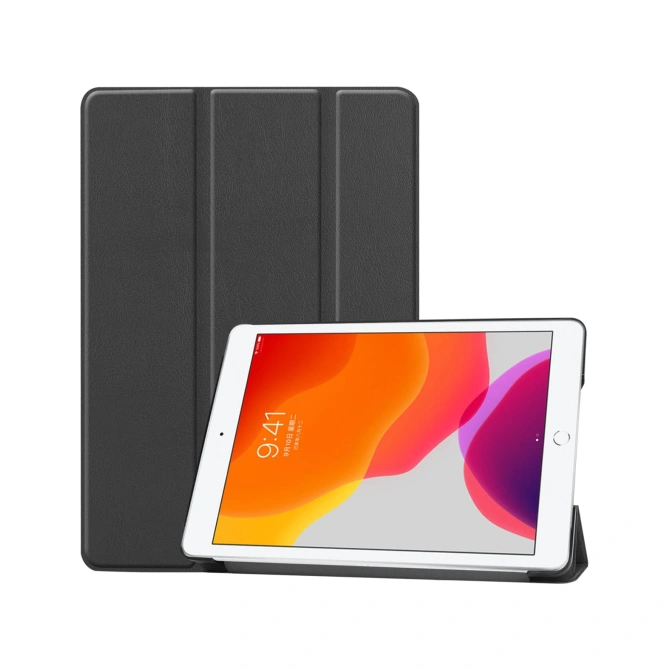 Accezz Trifold Bookcase Apple iPad 9 (2021) 10.2 inch / iPad 8 (2020) 10.2 inch / iPad 7 (2019) 10.2 inch - Zwart