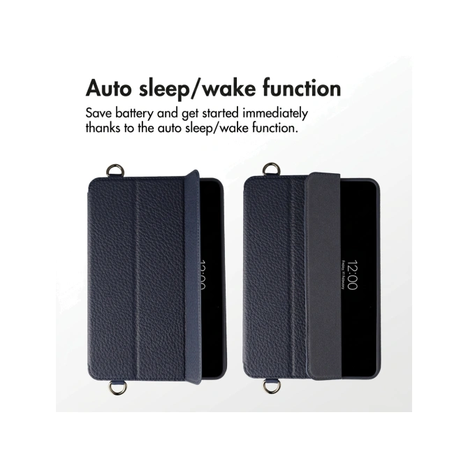 Accezz Trifold Bookcase met handstrap Apple iPad Mini 5 (2019) / Mini 4 (2015) - Donkerblauw