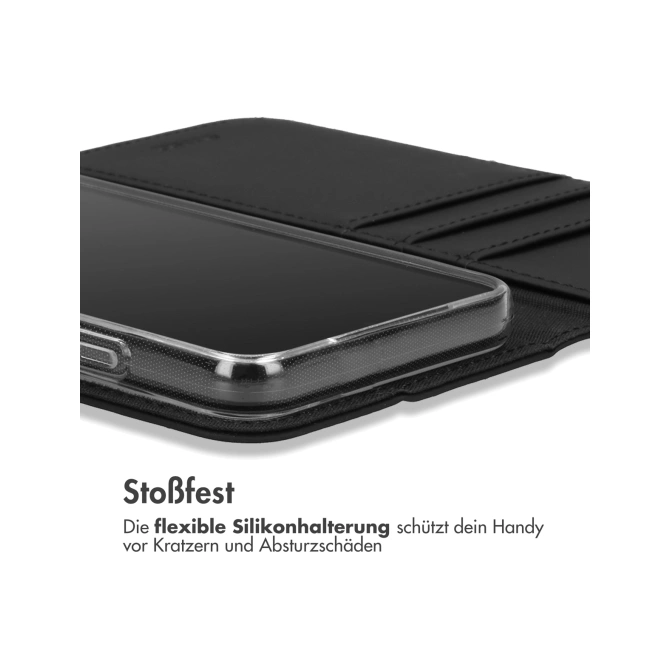 Accezz Wallet Softcase Bookcase Apple iPhone 13 - Zwart