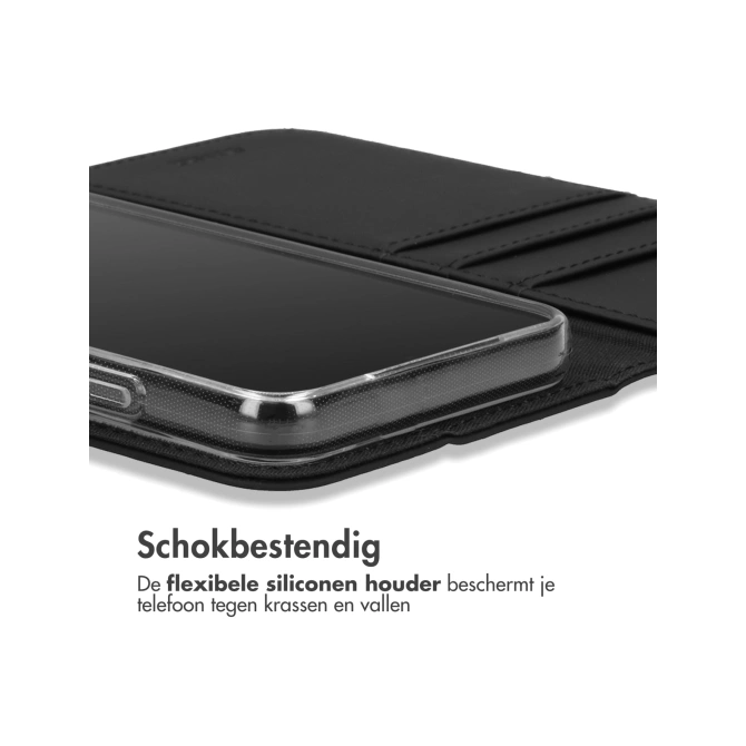 Accezz Wallet Softcase Bookcase Apple iPhone 14 - Zwart
