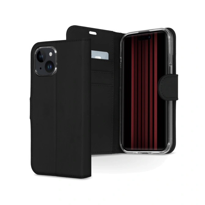 Accezz Wallet Softcase Bookcase Apple iPhone 15 - Zwart