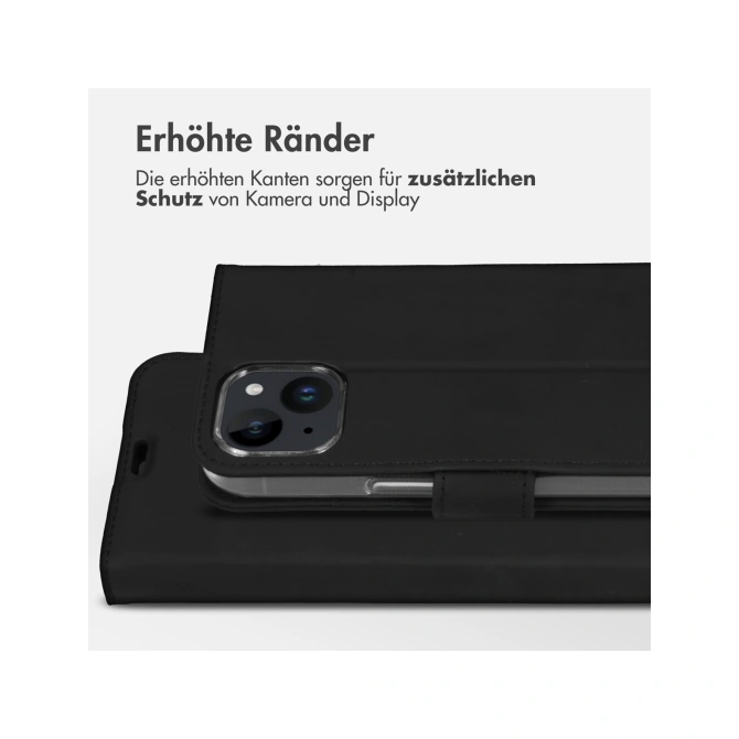 Accezz Wallet Softcase Bookcase Apple iPhone 15 - Zwart