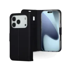 Accezz Wallet Softcase Bookcase Apple iPhone 17 Pro - Zwart