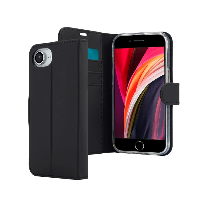 Accezz Wallet Softcase Bookcase Apple iPhone 17e / 16e - Zwart