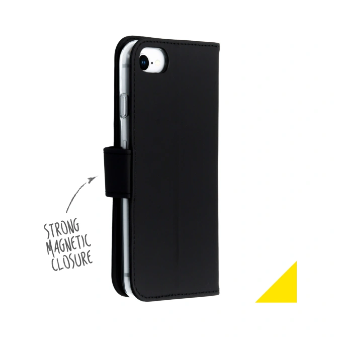 Accezz Wallet Softcase Bookcase Apple iPhone SE (2022 / 2020) / 8 / 7 / 6(s) - Zwart