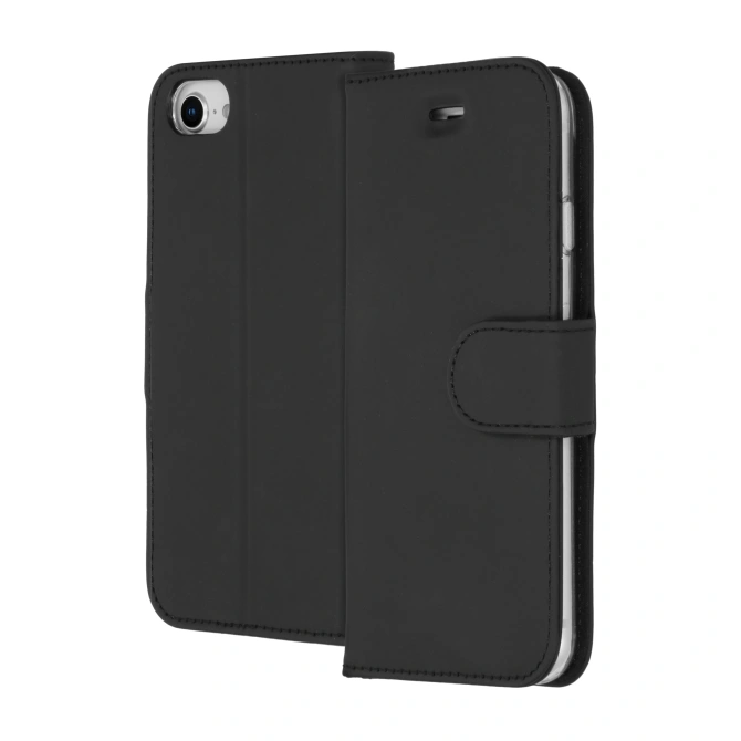Accezz Wallet Softcase Bookcase Apple iPhone SE (2022 / 2020) / 8 / 7 / 6(s) - Zwart