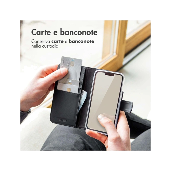 Accezz Wallet Softcase Bookcase Apple iPhone SE (2022 / 2020) / 8 / 7 / 6(s) - Zwart