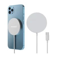 Accezz Wireless Charger USB-C - MagSafe en Qi2 Draadloze Oplader - 1 meter - Wit