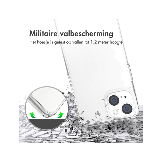 Accezz Xtreme Impact Backcover Apple iPhone 14 - Transparant
