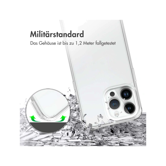 Accezz Xtreme Impact Backcover Apple iPhone 15 Pro Max - Transparant