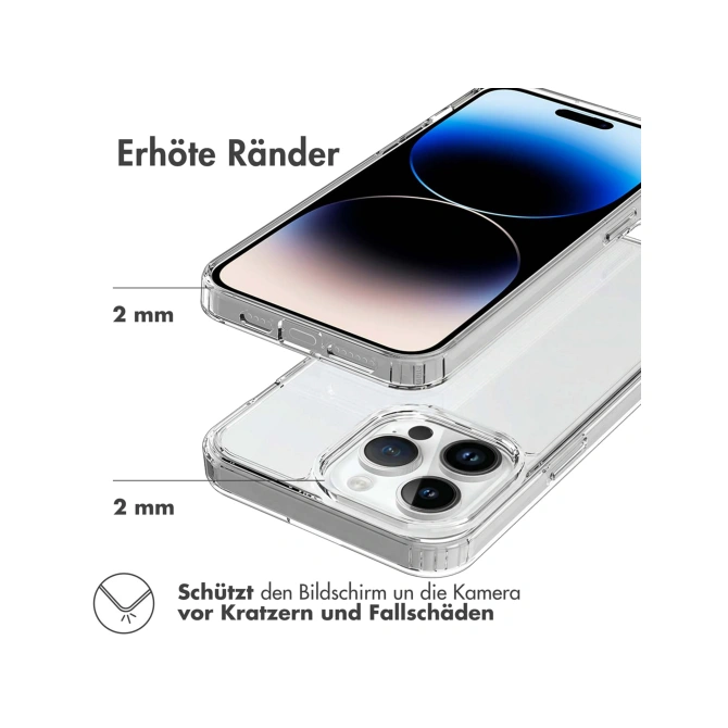 Accezz Xtreme Impact Backcover Apple iPhone 15 Pro Max - Transparant