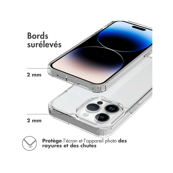 Accezz Xtreme Impact Backcover Apple iPhone 15 Pro Max - Transparant