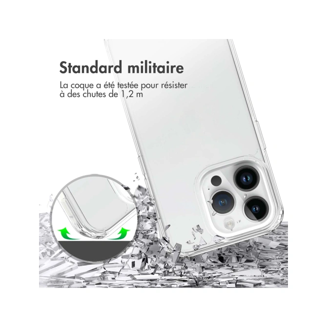 Accezz Xtreme Impact Backcover Apple iPhone 15 Pro - Transparant