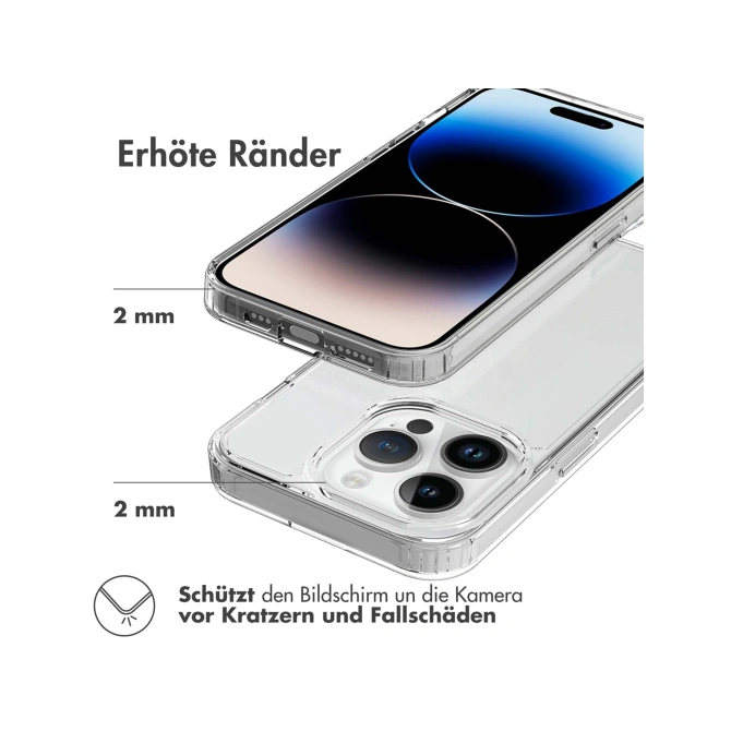 Accezz Xtreme Impact Backcover Apple iPhone 15 Pro - Transparant