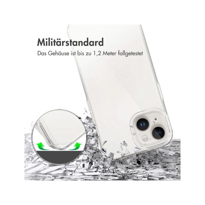 Accezz Xtreme Impact Backcover Apple iPhone 15 - Transparant