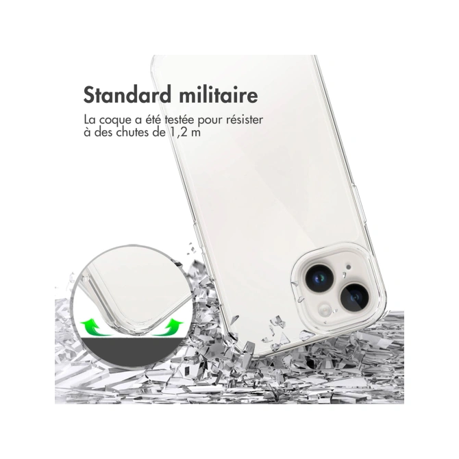 Accezz Xtreme Impact Backcover Apple iPhone 15 - Transparant