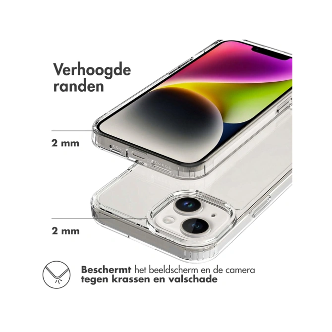 Accezz Xtreme Impact Backcover Apple iPhone 15 - Transparant