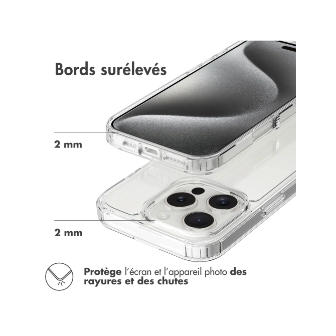 Accezz Xtreme Impact Backcover Apple iPhone 16 Pro - Transparant