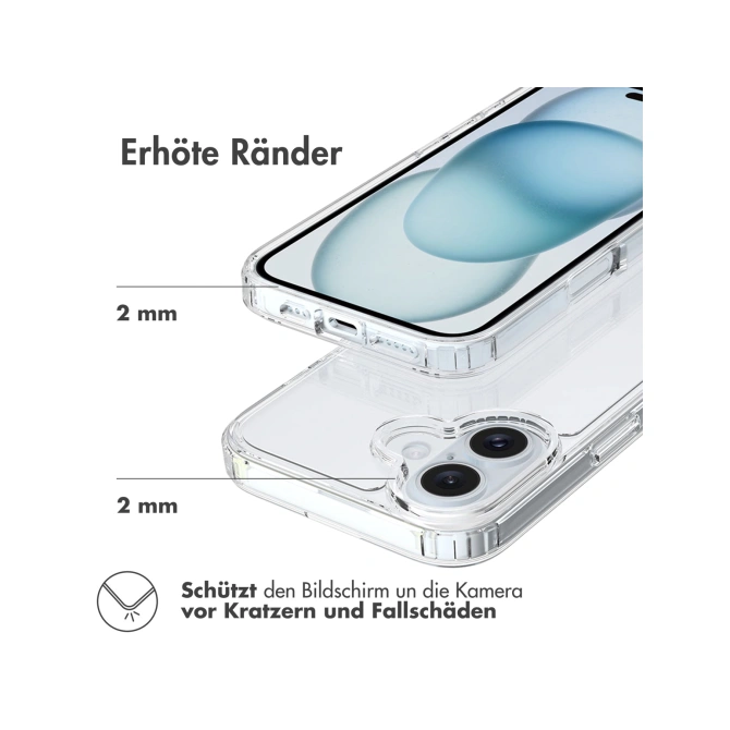 Accezz Xtreme Impact Backcover Apple iPhone 16 - Transparant