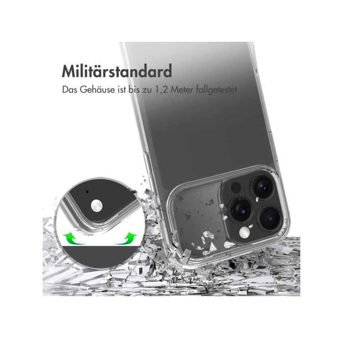 Accezz Xtreme Impact Backcover Apple iPhone 17 Pro Max - Transparant