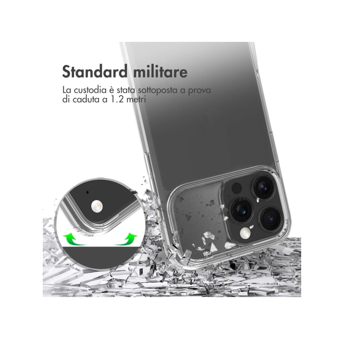 Accezz Xtreme Impact Backcover Apple iPhone 17 Pro Max - Transparant