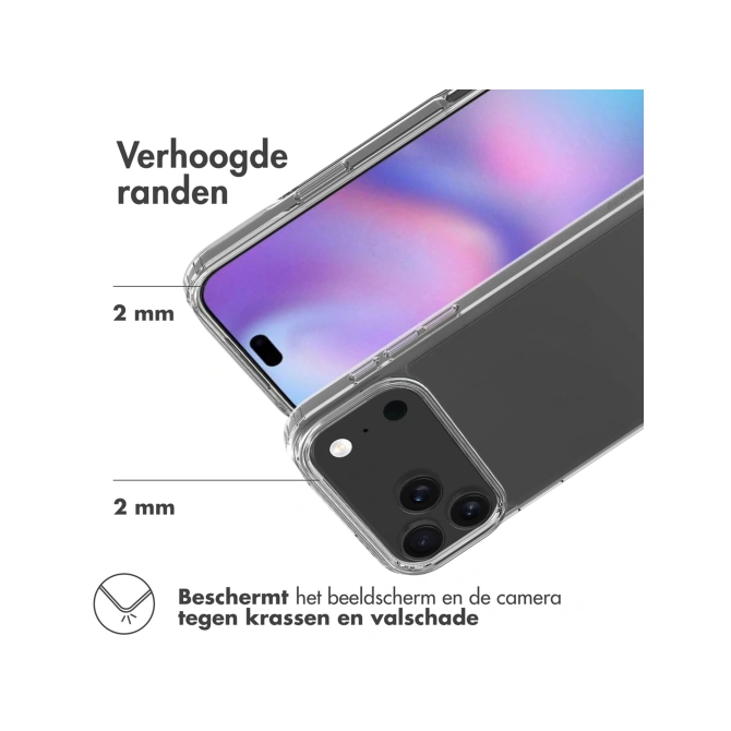 Accezz Xtreme Impact Backcover Apple iPhone 17 Pro Max - Transparant