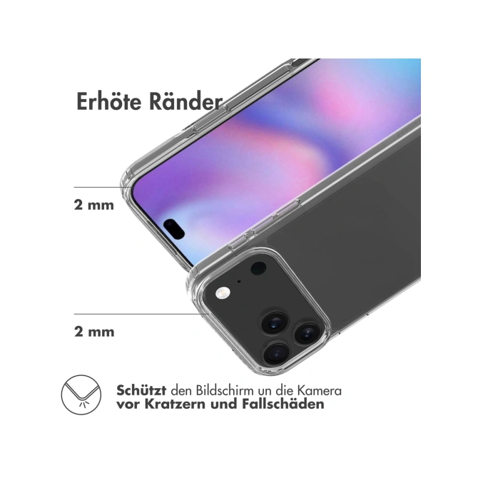 Accezz Xtreme Impact Backcover Apple iPhone 17 Pro Max - Transparant