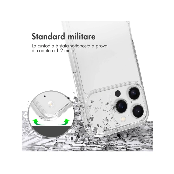 Accezz Xtreme Impact Backcover Apple iPhone 17 Pro - Transparant